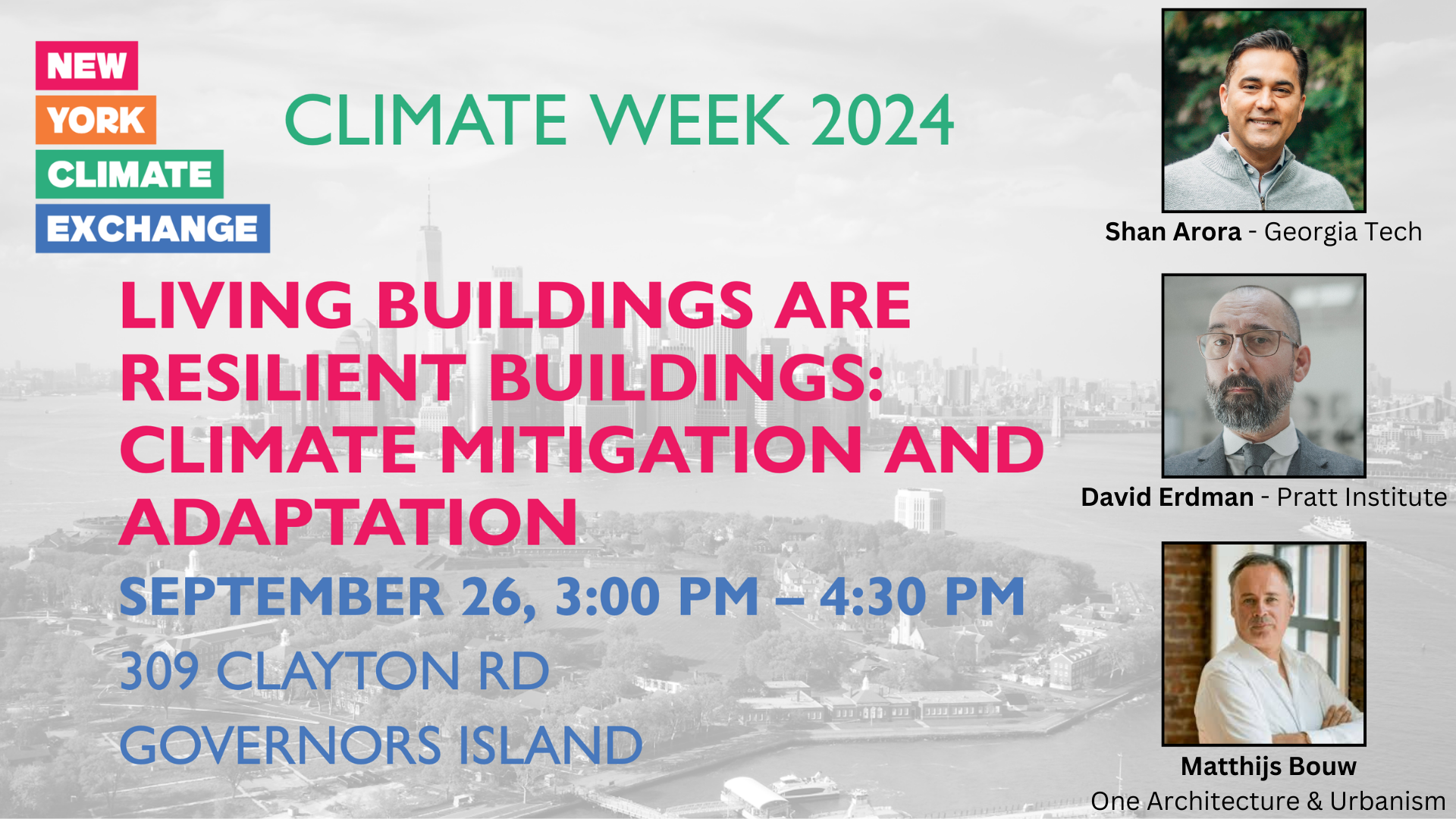 Climate Week Living Buildings